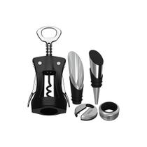 Kit para Vinhos Harmoniza Preto 5pçs - Tramontina