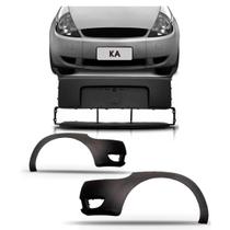 Kit Parachoque Dianteiro Ka 2002 2003 A 2007 Preto 3 Partes Kit Parachoque Dianteiro Ka 2002 2003 A 2007 Preto 3 Partes