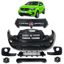 Kit Parachoque Mobi 2017 2018 2019 2020 c Milha 9p Kit Parachoque Mobi 2017 2018 2019 2020 c Milha 9p