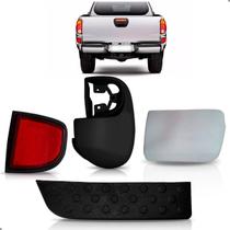 Kit parachoque pisante polaina refletor l200 triton 2007 a 2016 direito