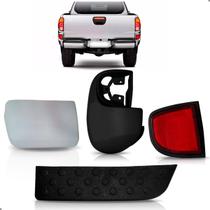 Kit parachoque pisante polaina refletor l200 triton 2007 a 2016 esquerdo