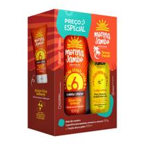 Kit Parafina Cenoura e Urucum 100g e Loção Doura Pelos 100ml