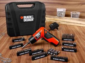 Kit Parafusadeira 3,6V com 100 Acessórios - Black&Decker PD400LK