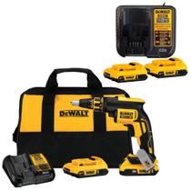 Kit Parafusadeira Drywall 20V Brushless com 4 Baterias 2Ah, Carregador e Bolsa para Transporte - DCF620D2-B2 Kit Parafusadeira Drywall 20V Brushless com 4 Baterias 2Ah, Carregador e Bolsa para Transporte - DCF620D2-B2