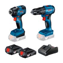 Kit Parafusadeira e Furadeira 2 Bat 2AH 18V Bivolt GSB185-LI + GDR18V-200 Bosch