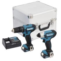 Kit Parafusadeira E Furadeira Makita 12V Clx228Sax