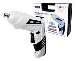 Kit Parafusadeira Elétrica Sem Fio Luatek 47 Chaves Fenda Philips Cor Cinza 110V/220V Kit Parafusadeira Elétrica Sem Fio Luatek 47 Chaves Fenda Philips Cor Cinza 110V/220V