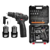 Kit Parafusadeira Furadeira 12V - 2 Baterias e Maleta Completa para Tornar Seu Trabalho Muito Mais Prático e Eficiente