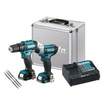 Kit Parafusadeira Furadeira e Parafusadeira de Impacto CLX228SAX Makita Brinde B