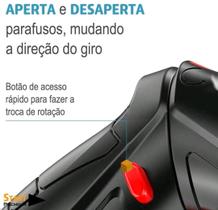 kit Parafusadeira Furadeira Elétrica 2 Em 1 Reversível Com Maleta 45 Peças 110v/220v Top kit Parafusadeira Furadeira Elétrica 2 Em 1 Reversível Com Maleta 45 Peças 110v/220v Top