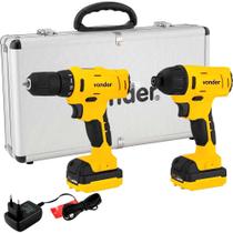 Kit Parafusadeira/Furadeira Impacto 12V Bivolt VONDER