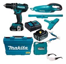 Kit Parafusadeira/Furadeira Impacto e Aspirador de Pó MAKITA