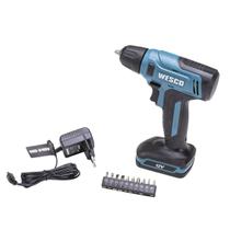 Kit Parafusadeira Furadeira Sem Fio 12v 10mm Bivolt Wesco