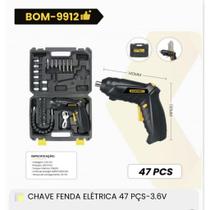 kit Parafusadeira furadeira Sem Fio Bateria Carregador USB 3.6v Acessórios Ferramentas