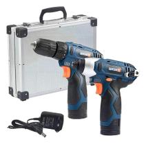 Kit Parafusadeira Impacto 1/4 Pol + Parafusadeira Furadeira Kit Parafusadeira Impacto 1/4 Pol + Parafusadeira Furadeira