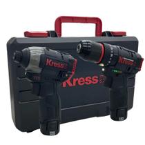 Kit Parafusadeiras de Impacto 12v KUG02 - Kress Kit Parafusadeiras de Impacto 12v KUG02 - Kress