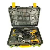 Kit Parafusadora E Chave De Impacto NK8001 6em 1 Kit Parafusadora E Chave De Impacto NK8001 6em 1