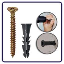 Kit Parafuso 4,0x50mm Bucha C/ Anel 8mm 1000un - 500 de cada Kit Parafuso 4,0x50mm Bucha C/ Anel 8mm 1000un - 500 de cada