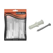 Kit Parafuso Aço Com Bucha Reforçada 10Mm 15 Unidades Kit Parafuso Aço Com Bucha Reforçada 10Mm 15 Unidades
