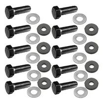 Kit parafuso + arruela em aço + suportes do parachoque fusca monza opala caravan multi uso