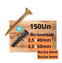 Kit Parafuso + Bucha Com Anel 6mm 8mm - 600 Peças