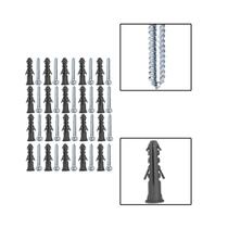 Kit Parafuso C/ Bucha M6 20 Pçs Kit Parafuso C/ Bucha M6 20 Pçs