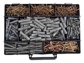 Kit Parafuso Chipboard Maleta Vd 8020 Bucha F / Vr 700 Pçs