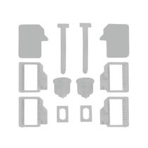 Kit Parafuso De Fixação P/ Assento Almofadado Cinza- Astra