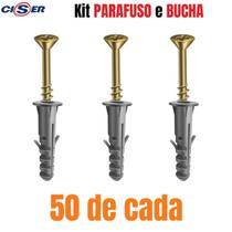 Kit Parafuso e Bucha 10mm - 8mm - 6mm
