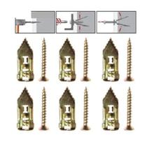 Kit Parafuso Expansão Para Placa De Gesso Drywall 25 Unidades Kit Parafuso Expansão Para Placa De Gesso Drywall 25 Unidades