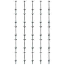 Kit Parafuso Francês Com Porca 1/4'' x 5'' - 53,0009 (Com 25 Unidades) - Nord
