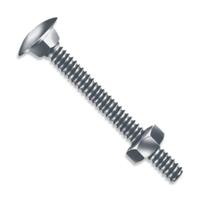 KIT Parafuso Frances Galvanizado 1/2 X 3.1/2 - 50 UNIDADES