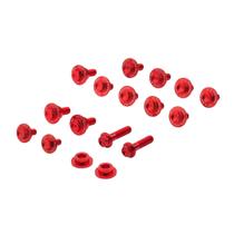 Kit parafuso plásticos zeta crf450 r - rx 17/18 vermelho