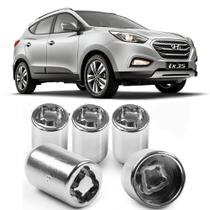 Kit Parafuso Porca Antifurto 6CRA Roda Hyundai Ix35 Todos
