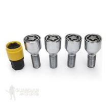 Kit parafuso roda cromada anti-furto guardian b131010
