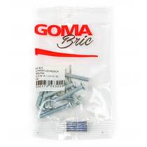 Kit Parafuso Rosca Máquina Goma Cp 3/16'' x 1.1/4'' 10 Peças