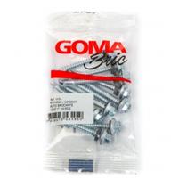 Kit Parafuso Sextavado Auto Brocante Goma 12x2'' com 10 Peças Kit Parafuso Sextavado Auto Brocante Goma 12x2'' com 10 Peças