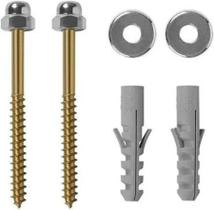 Kit Parafuso Tanque 3/8 x 100mm Com Bucha 12 Blukit Zincado
