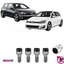 Kit Parafuso Trava Antifurto Roda Vw Golf Original Preto