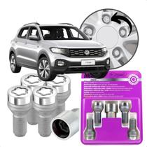 Kit Parafuso Trava Antifurto Roubo Roda Vw T-Cross Original