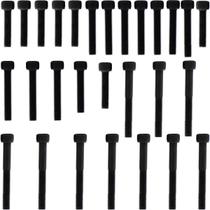 Kit parafusos aço liga tampa motor lateral esquerda+direita CBX250 Twister 2001 a 2008 XR250 Tornado 2001 a 2008 Honda