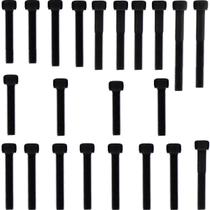 Kit parafusos aço liga tampa motor lateral esquerda+direita NXR125 Bros 2003 a 2005 Kit parafusos aço liga tampa motor lateral esquerda+direita NXR125 Bros 2003 a 2005