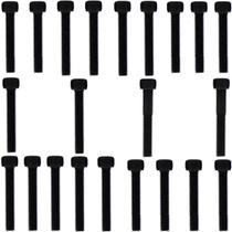 Kit parafusos aço liga tampa motor lateral esquerda+direita NXR150 Bros 2006 a 2015 Kit parafusos aço liga tampa motor lateral esquerda+direita NXR150 Bros 2006 a 2015