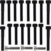 Kit parafusos aço liga tampa motor lateral esquerda+direita YBR125 Factor XTZ125 2000 a 2016 Kit parafusos aço liga tampa motor lateral esquerda+direita YBR125 Factor XTZ125 2000 a 2016