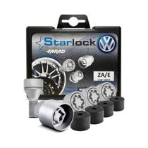 Kit Parafusos Antifurto Starlock com Tampa compatível c/ Chery/Omoda/Jaecoo/VW Farad - ZA/E 3993 Kit Parafusos Antifurto Starlock com Tampa compatível c/ Chery/Omoda/Jaecoo/VW Farad - ZA/E 3993