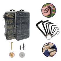 Kit Parafusos Bucha Ferramenta Chave Allen reparos casa