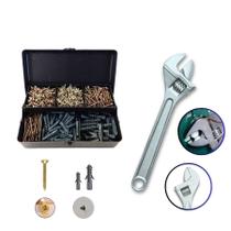 Kit Parafusos Bucha Ferramenta Martelo 18mm reparos casa