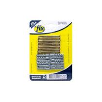 Kit Parafusos Chata Phílips 4,0x50mm Com Bucha 12 Pç Mais Fix