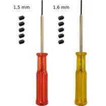 Kit Parafusos + Chaves Allen 1,5 E 1,6 mm Máquina De Costura