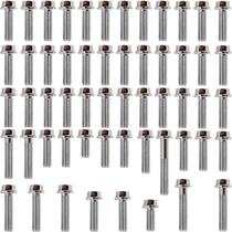 Kit parafusos cromados tampa motor completo CB600F Hornet 2005 a 2007 CB600 Hornet carburada Kit parafusos cromados tampa motor completo CB600F Hornet 2005 a 2007 CB600 Hornet carburada